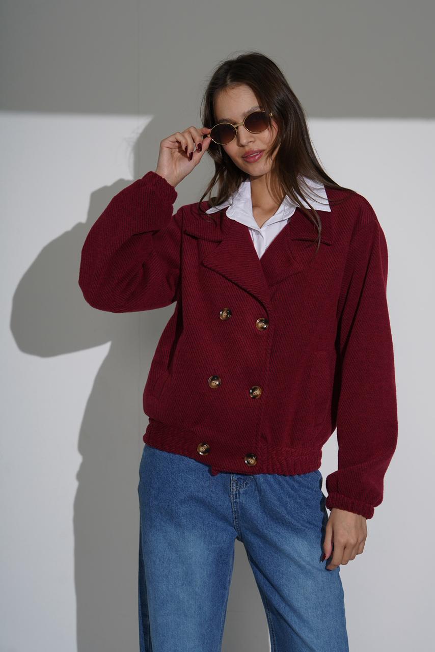 Classic Double-Breasted Jacket for Women