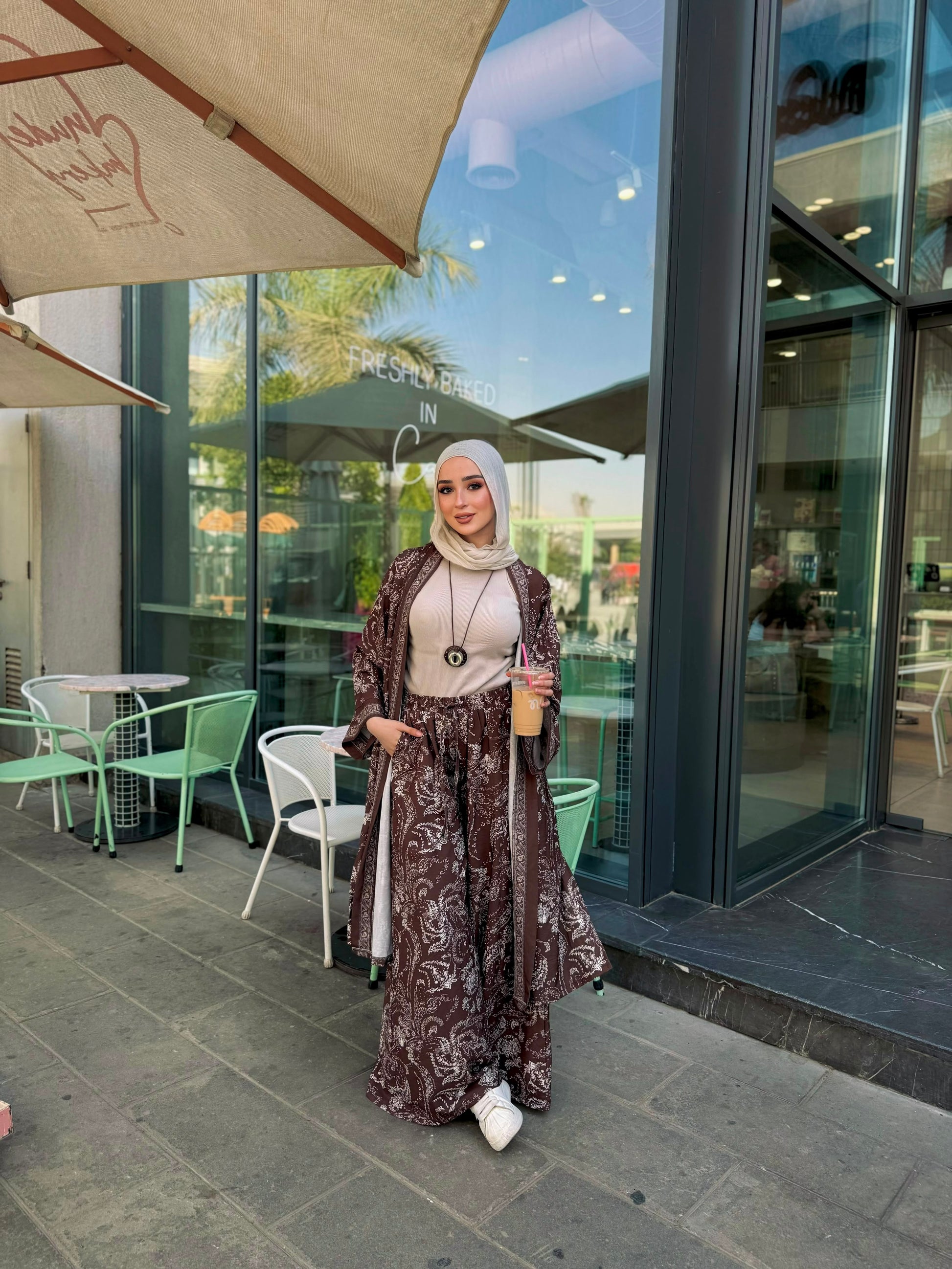 Printed Two-Piece Set