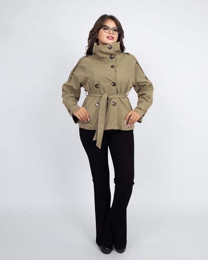 Short Belted Trench