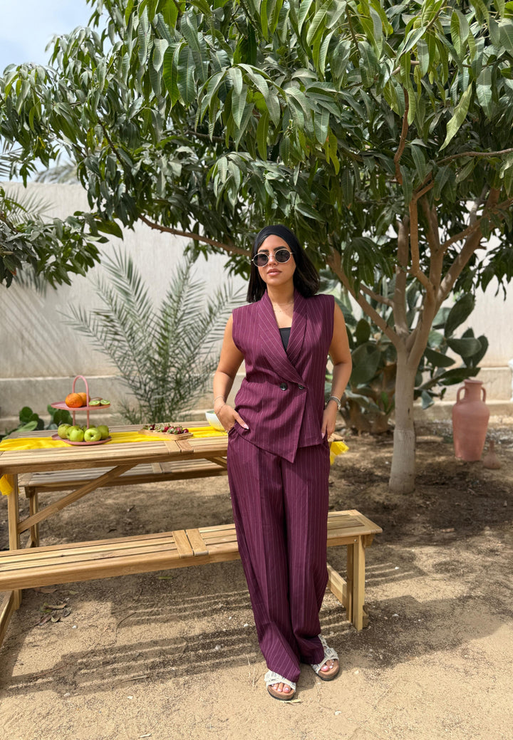 Pinstripe Vest Set