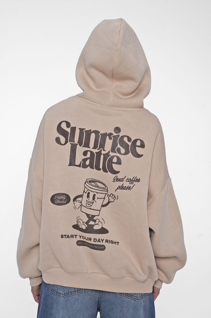Charcoal Sunrise Latte Hoodie
