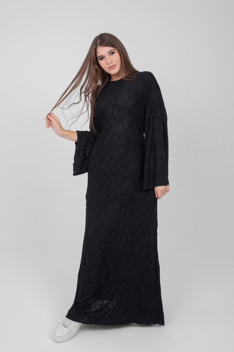 Simple plain dress for effortless style