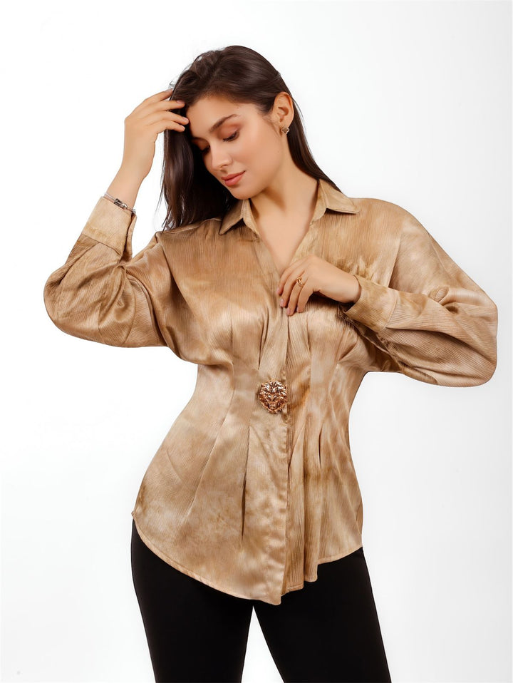 Satin Homewear Shirt