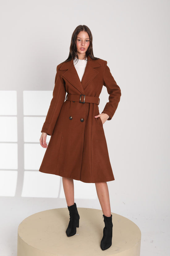 Classic Belted Wool Coat