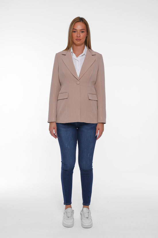 Classic Striped Blazer