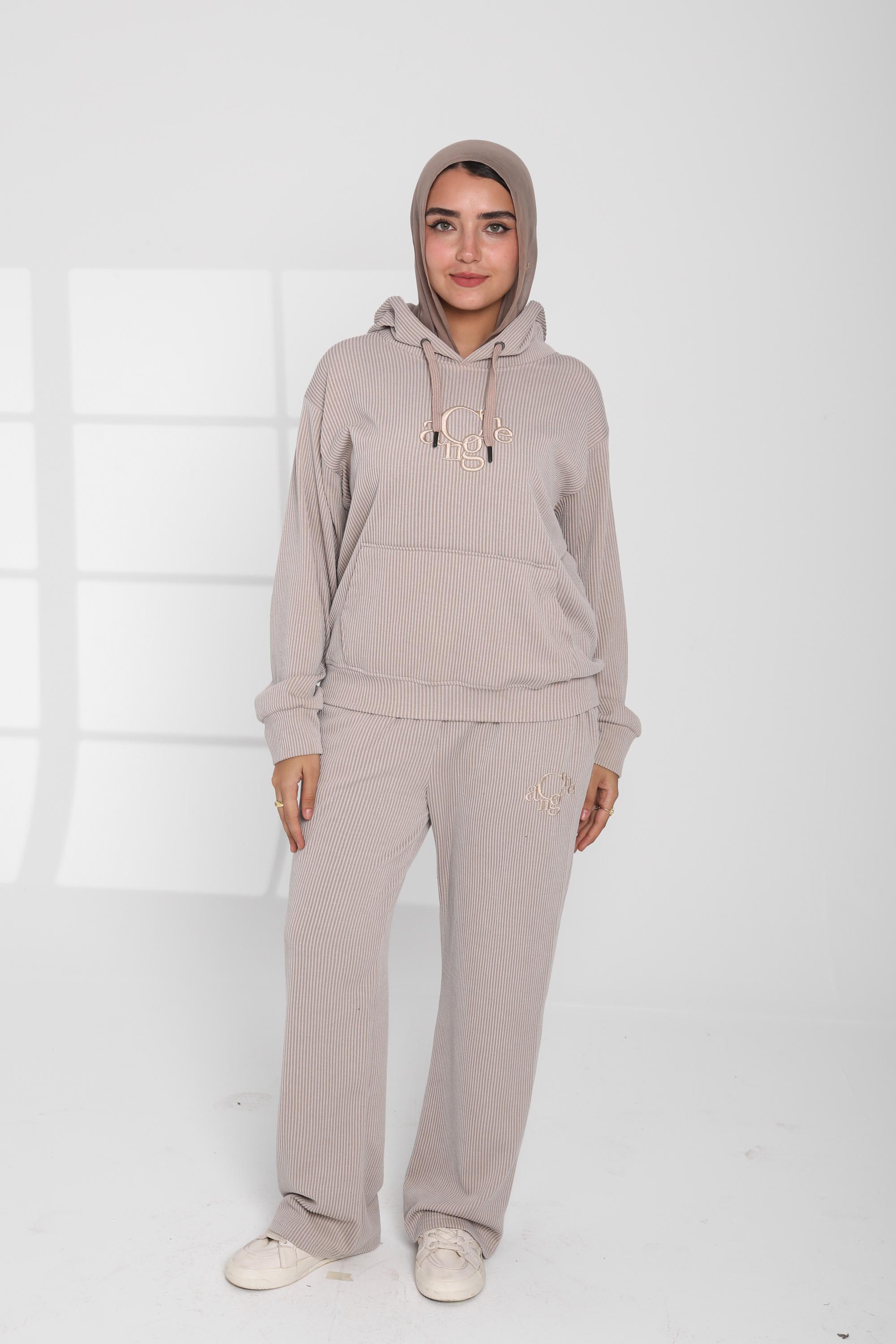 Ribbed Hoodie Lounge Set