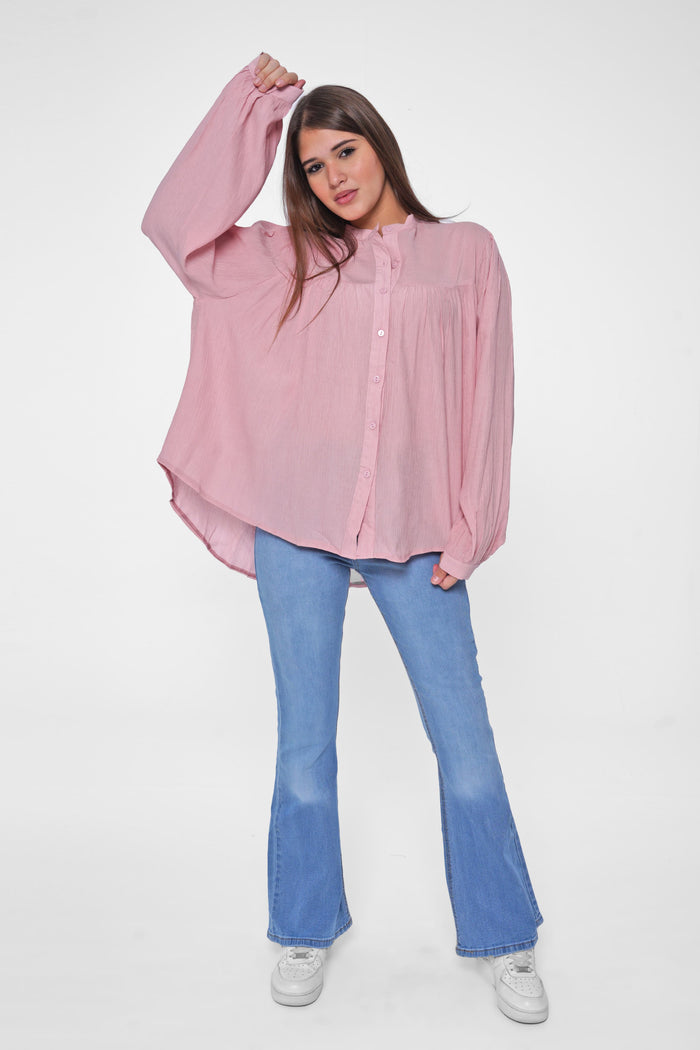 A lightweight linen blouse for timeless summer style