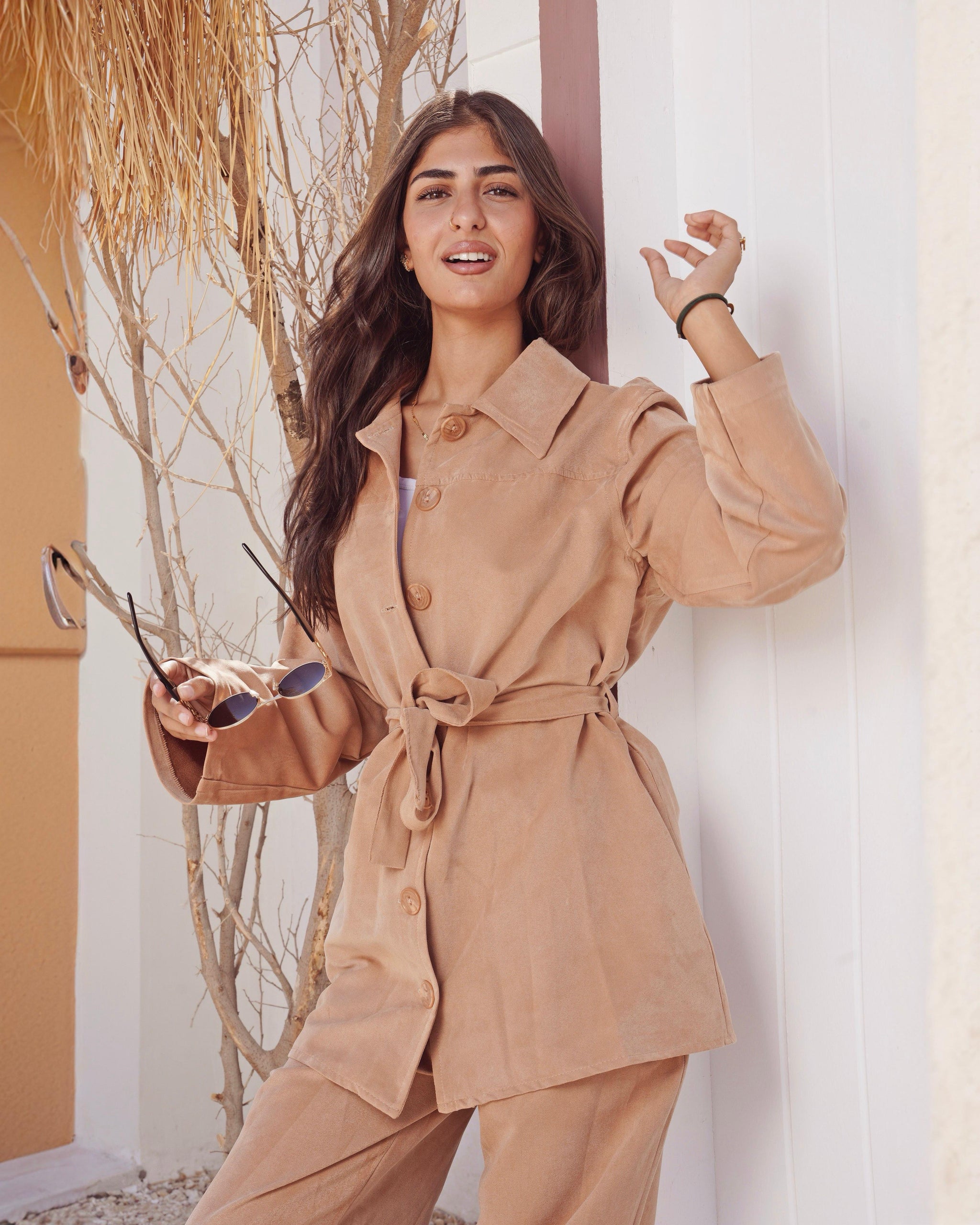 Corduroy Set with Belt