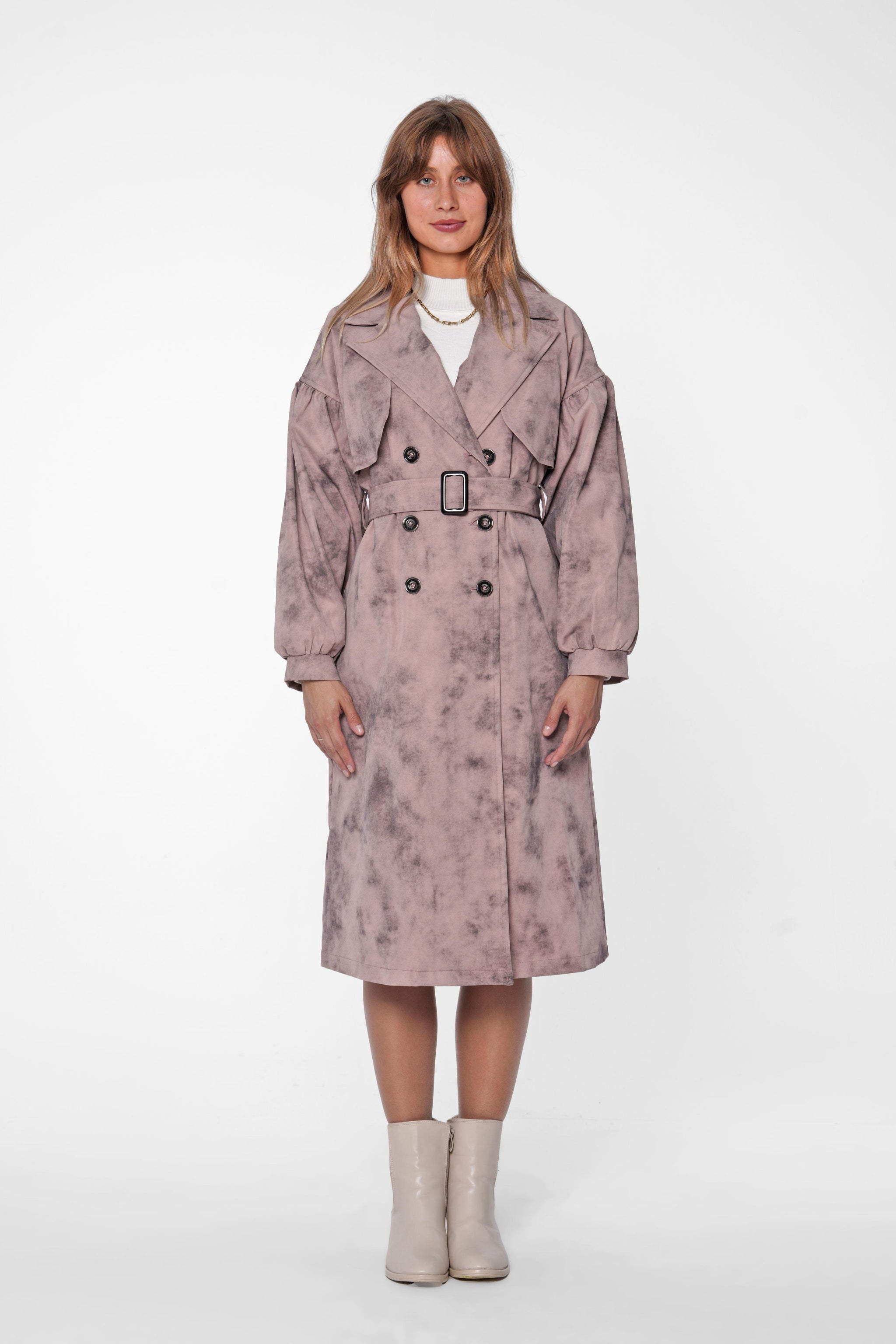 Dusty Trench Coat