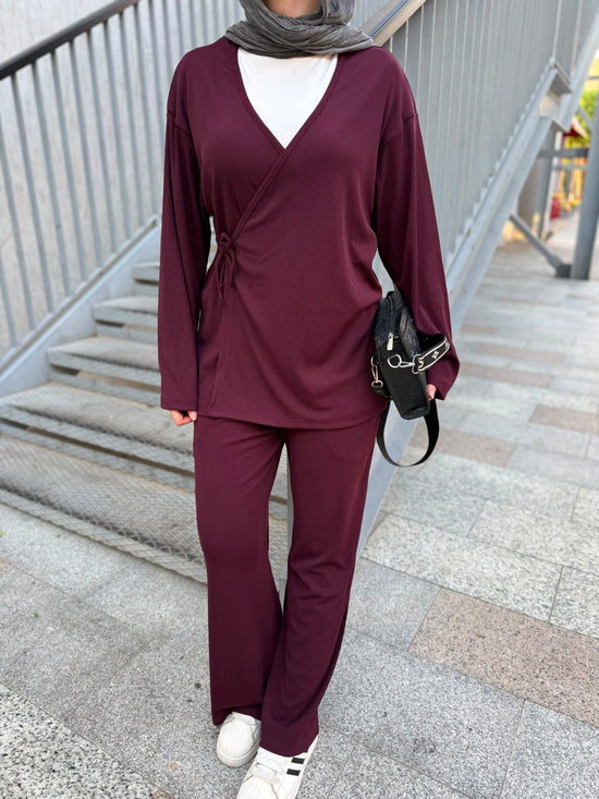 Wrap Two-Piece Set