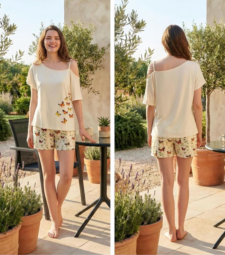 Butterfly Home Short Set