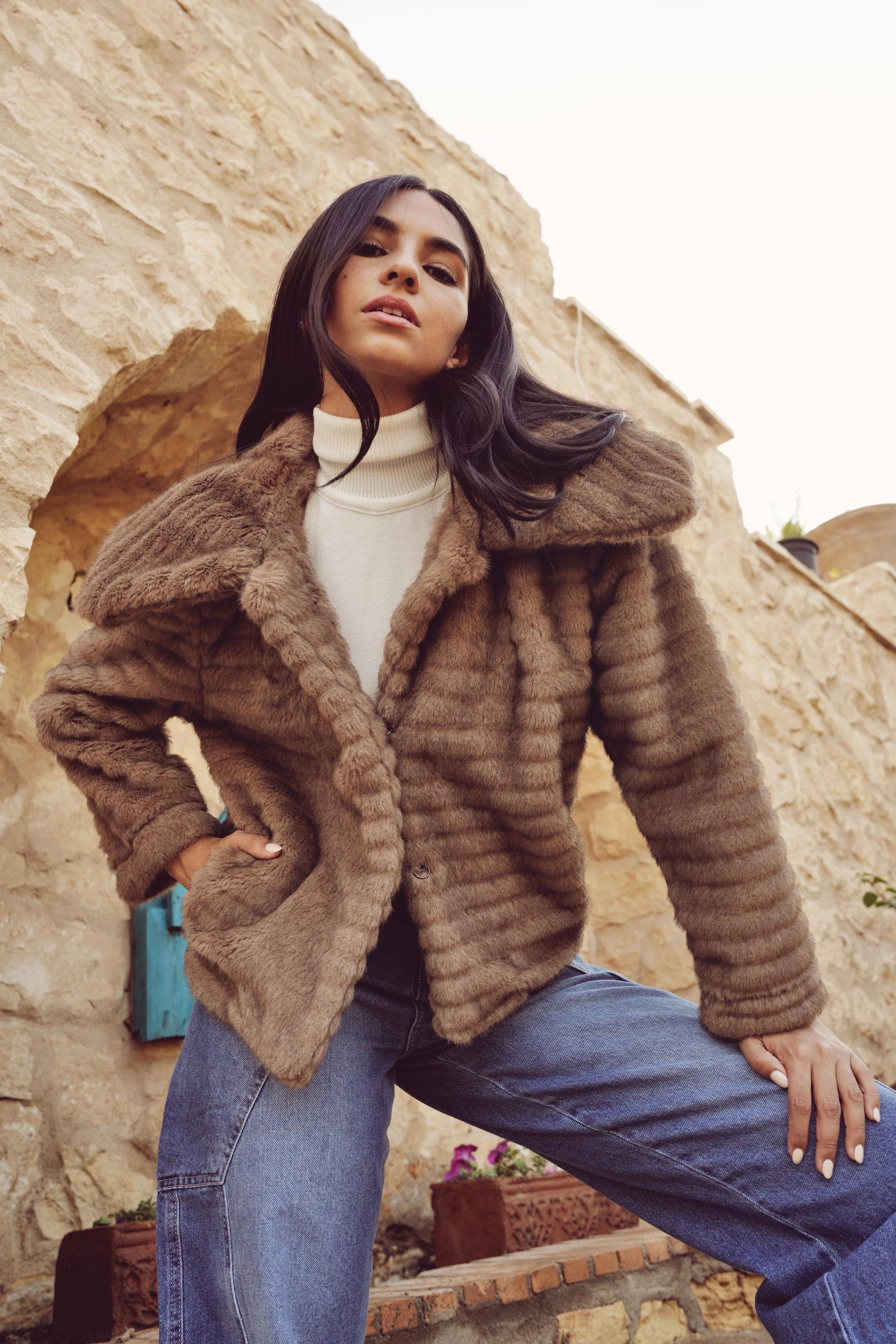 Faux Fur Winter Jacket