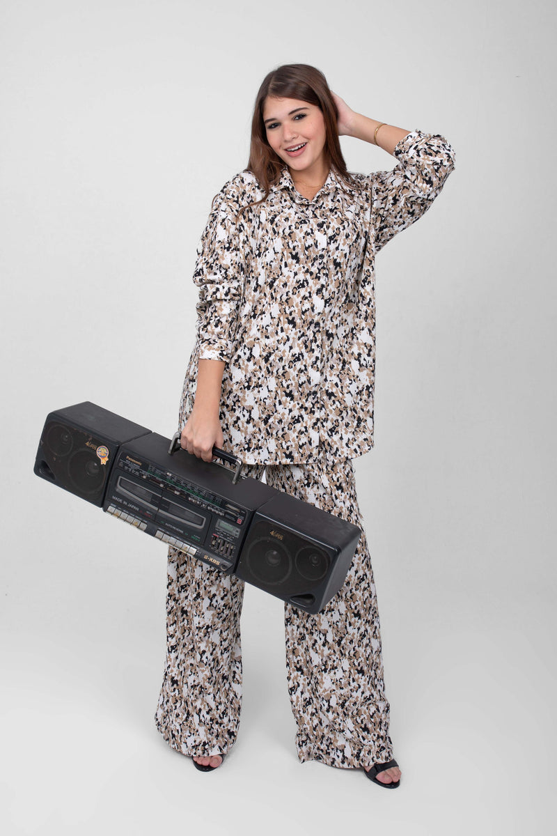 Turn heads in this bold printed suit