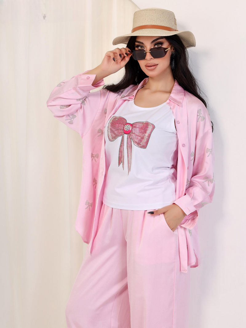 A linen suit with sparkle and charm — meet your new favorite look