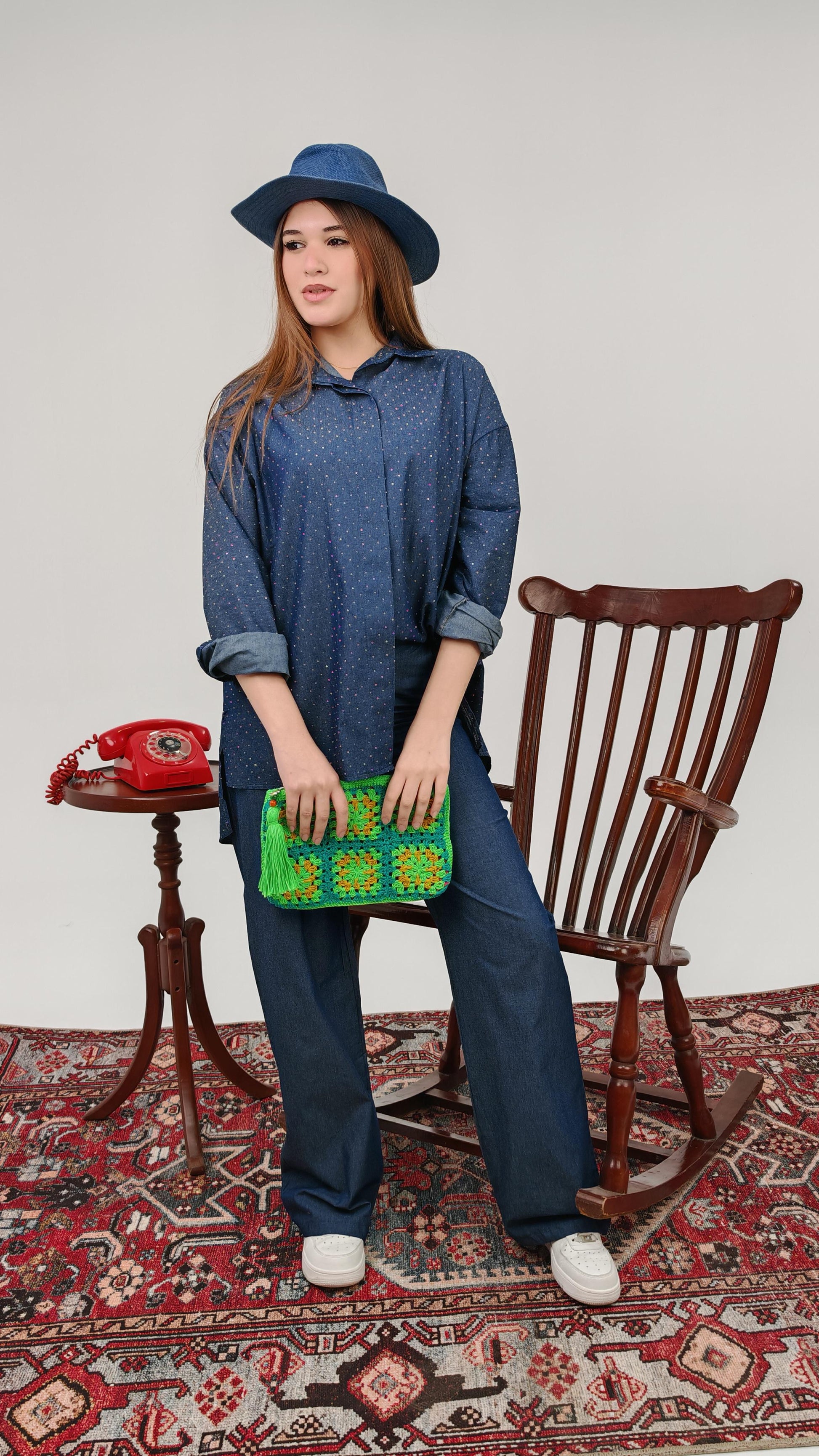Denim Casual Set