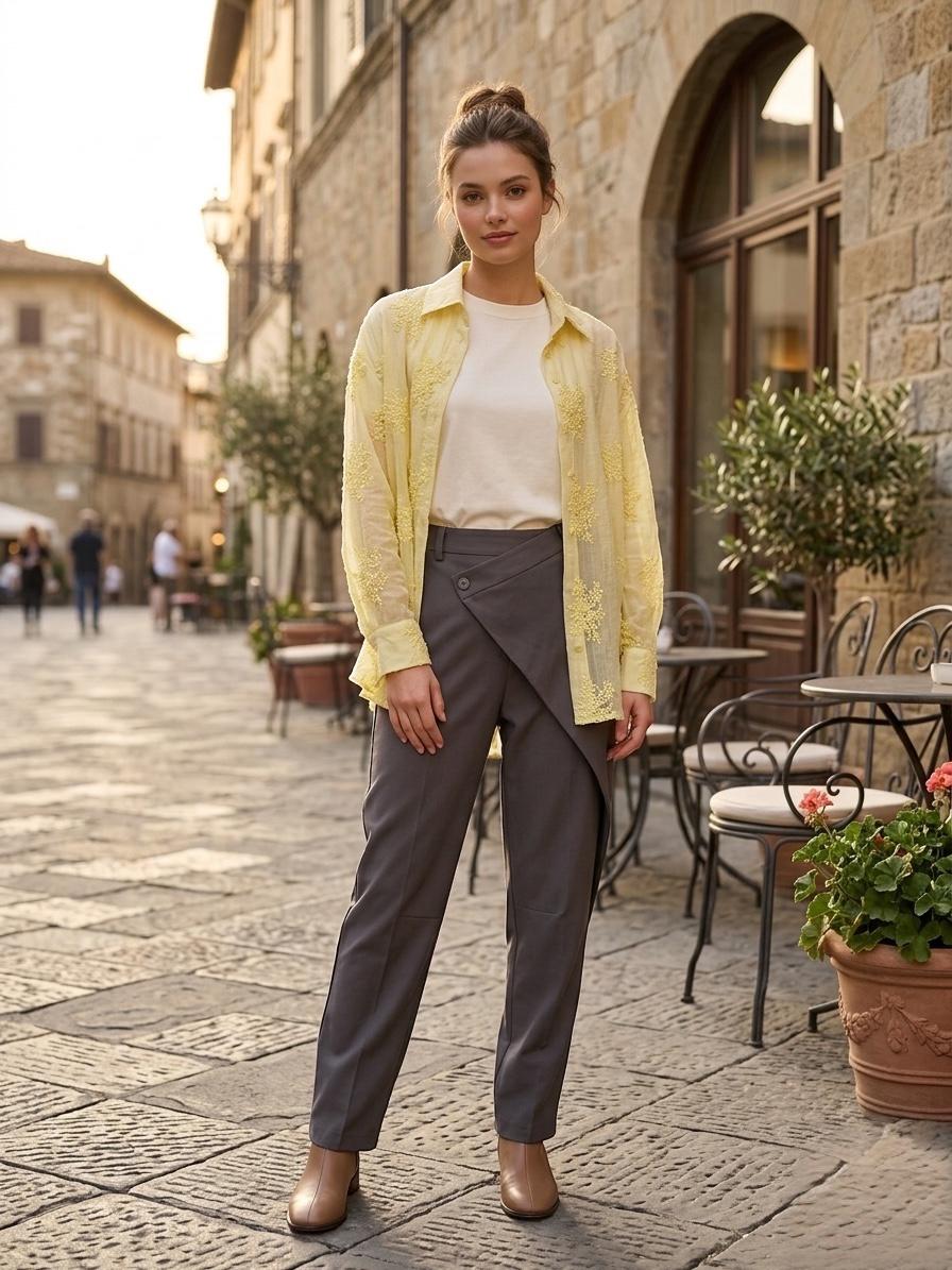 Light Patterned Shirt