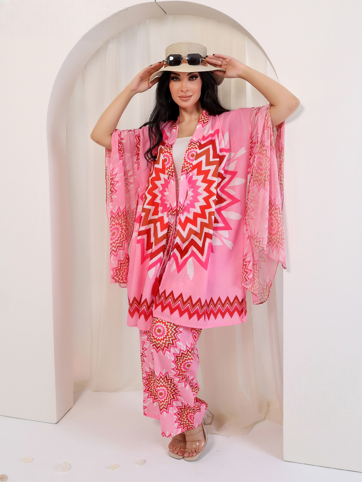Chic and bold printed set