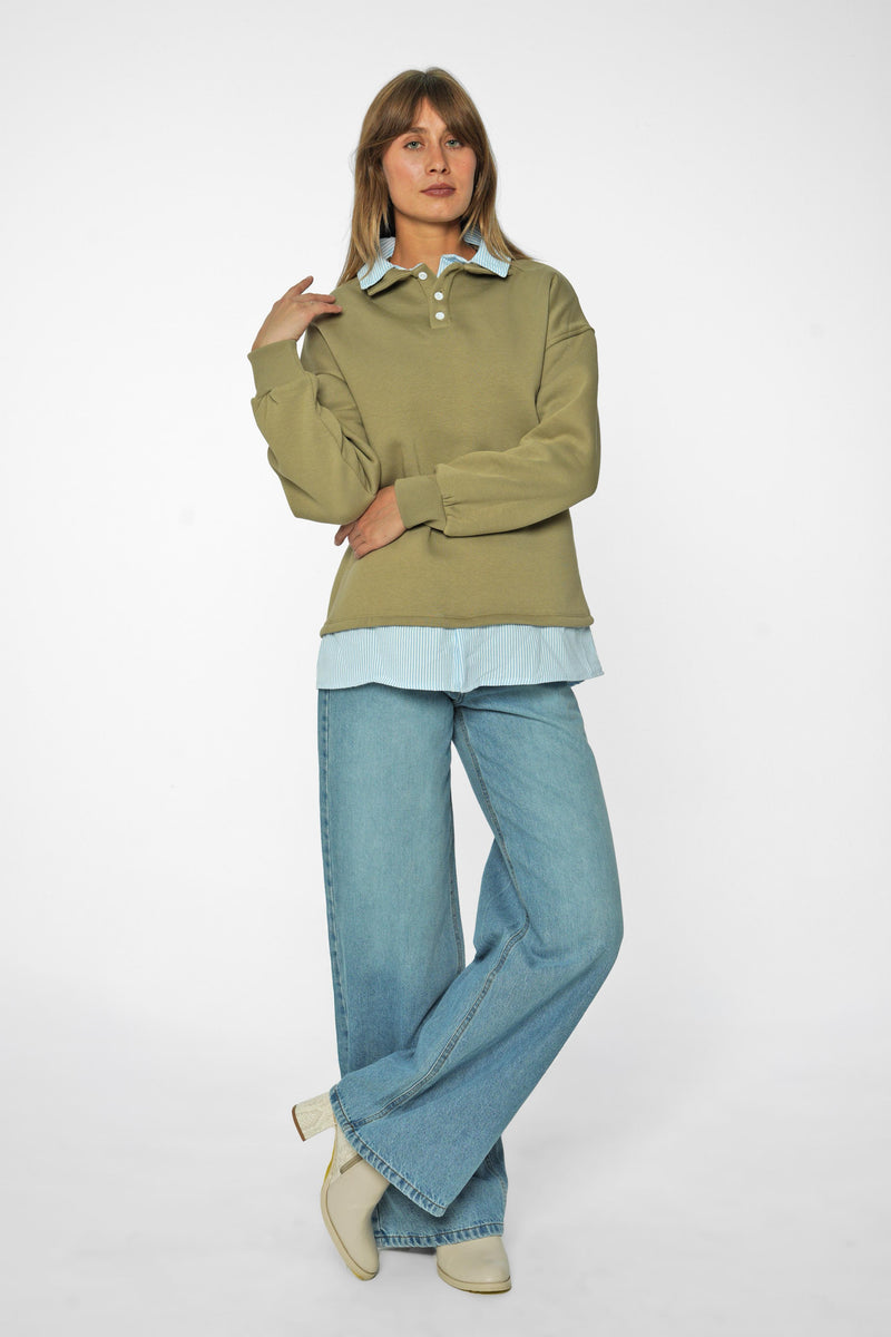 Layered Sweatshirt