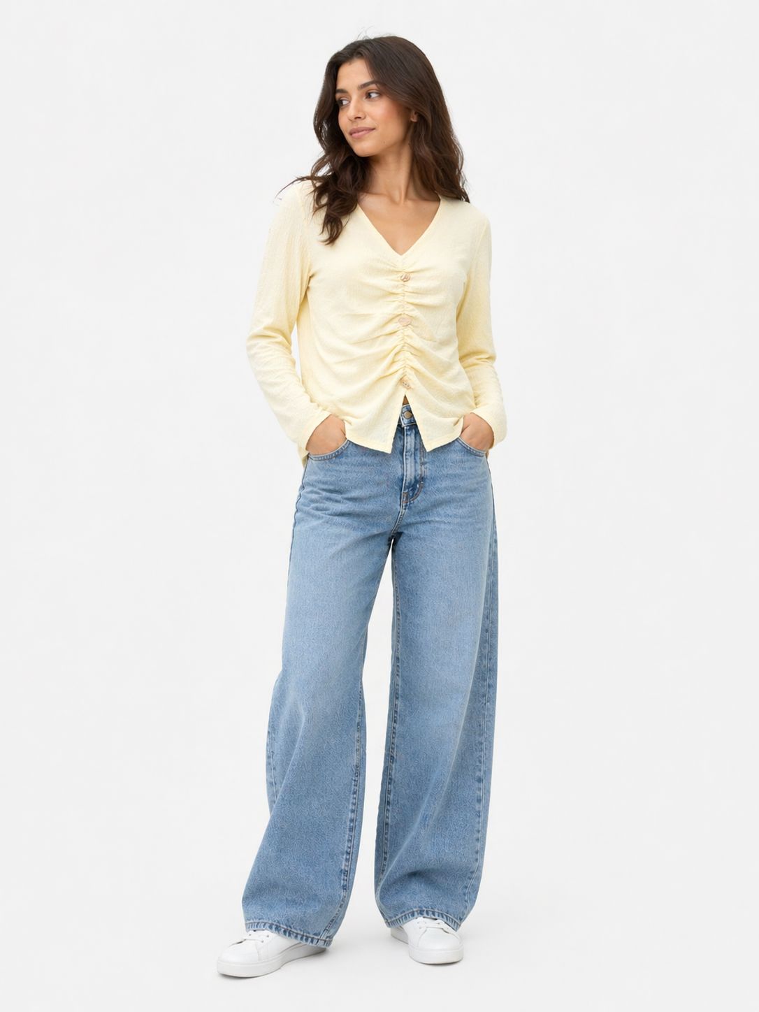 Ruched Front Homewear Top