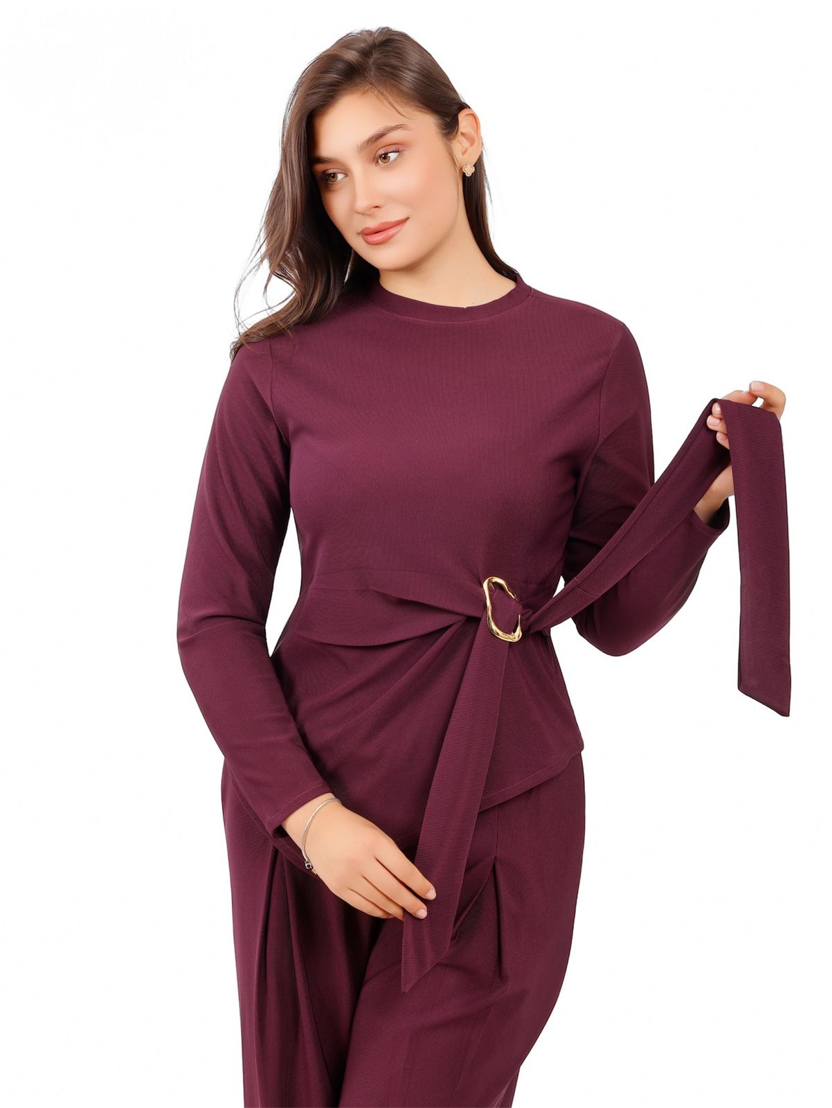 Elegant Belted Co-ord Set