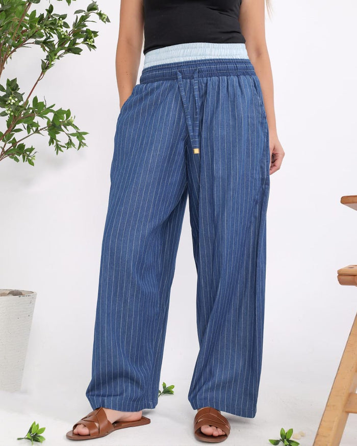 Step out in style with our chic striped pants