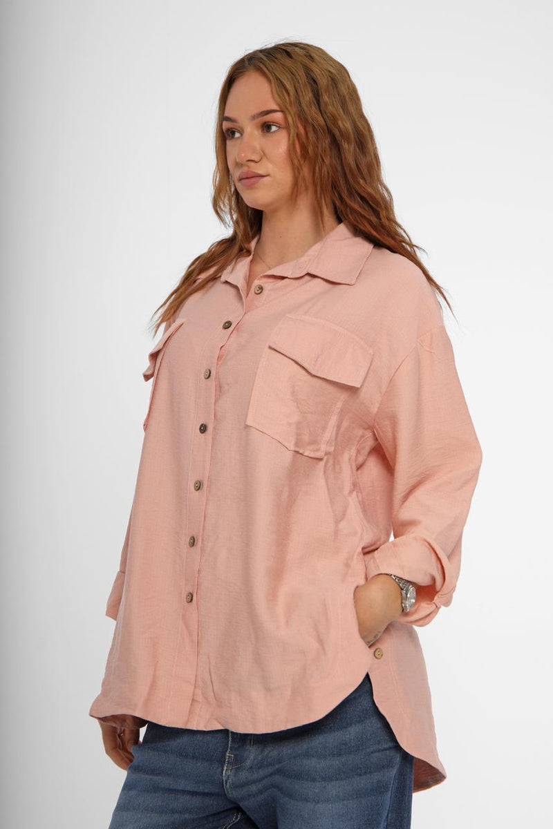 Elevate your style with this breathable linen shirt