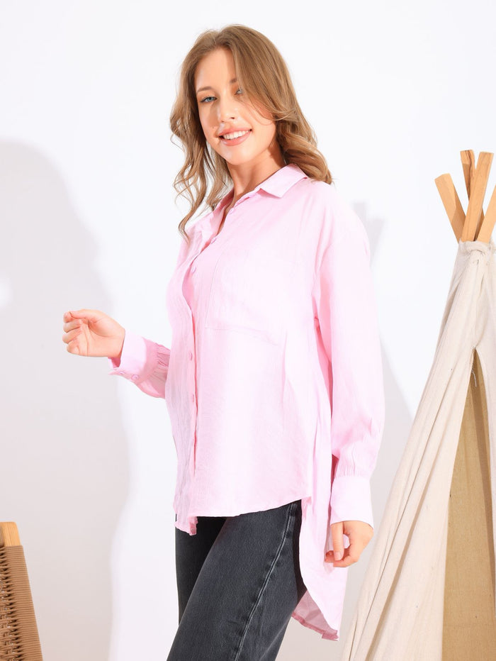 Your everyday essential: a classic linen shirt with pockets