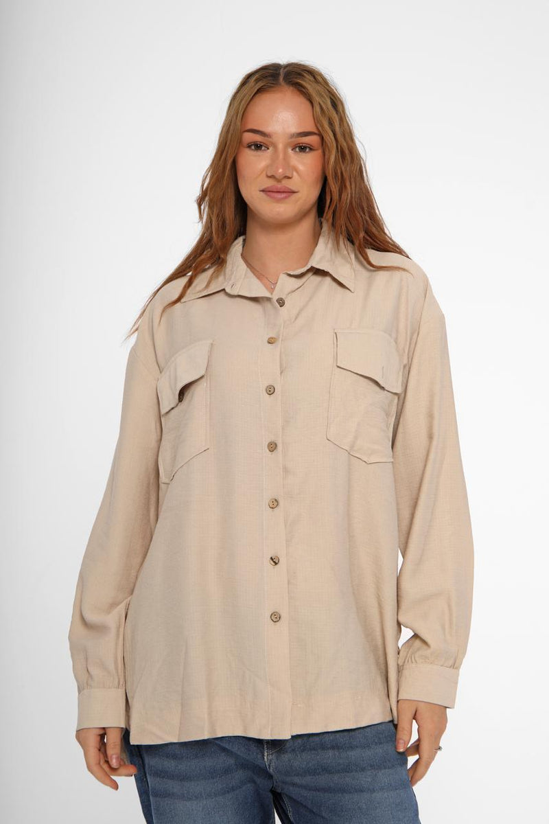 Elevate your style with this breathable linen shirt
