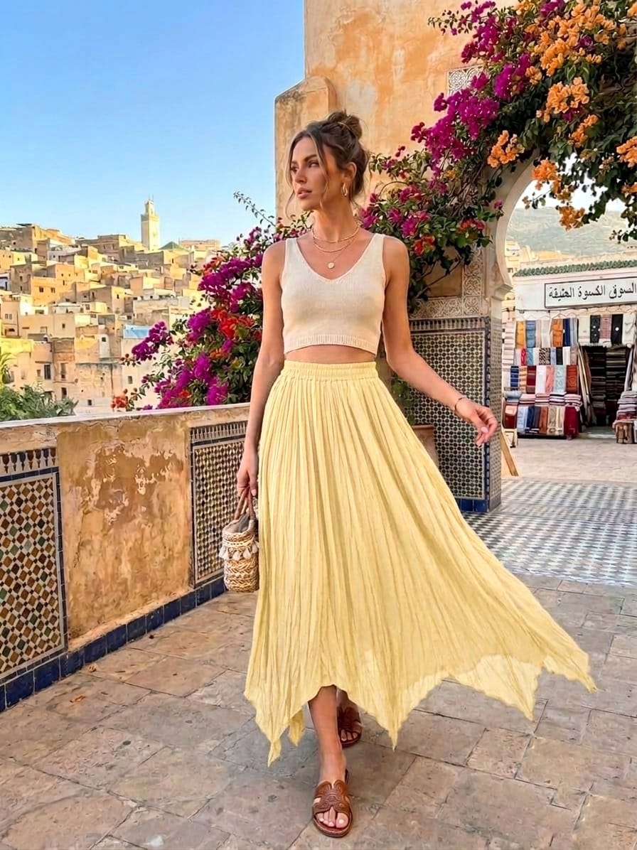 Desert Elegance Skirt Look