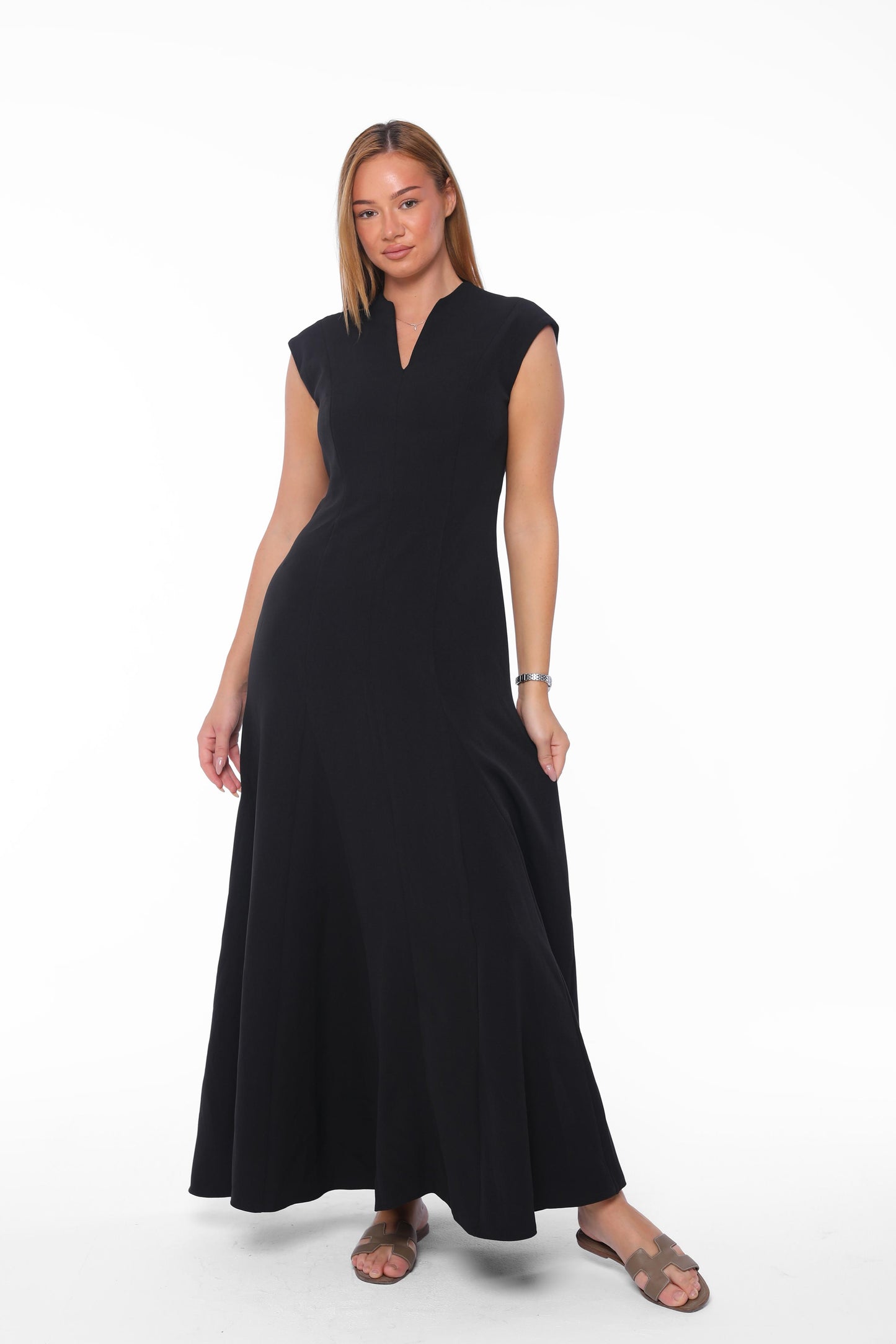 V-Neck Maxi Dress