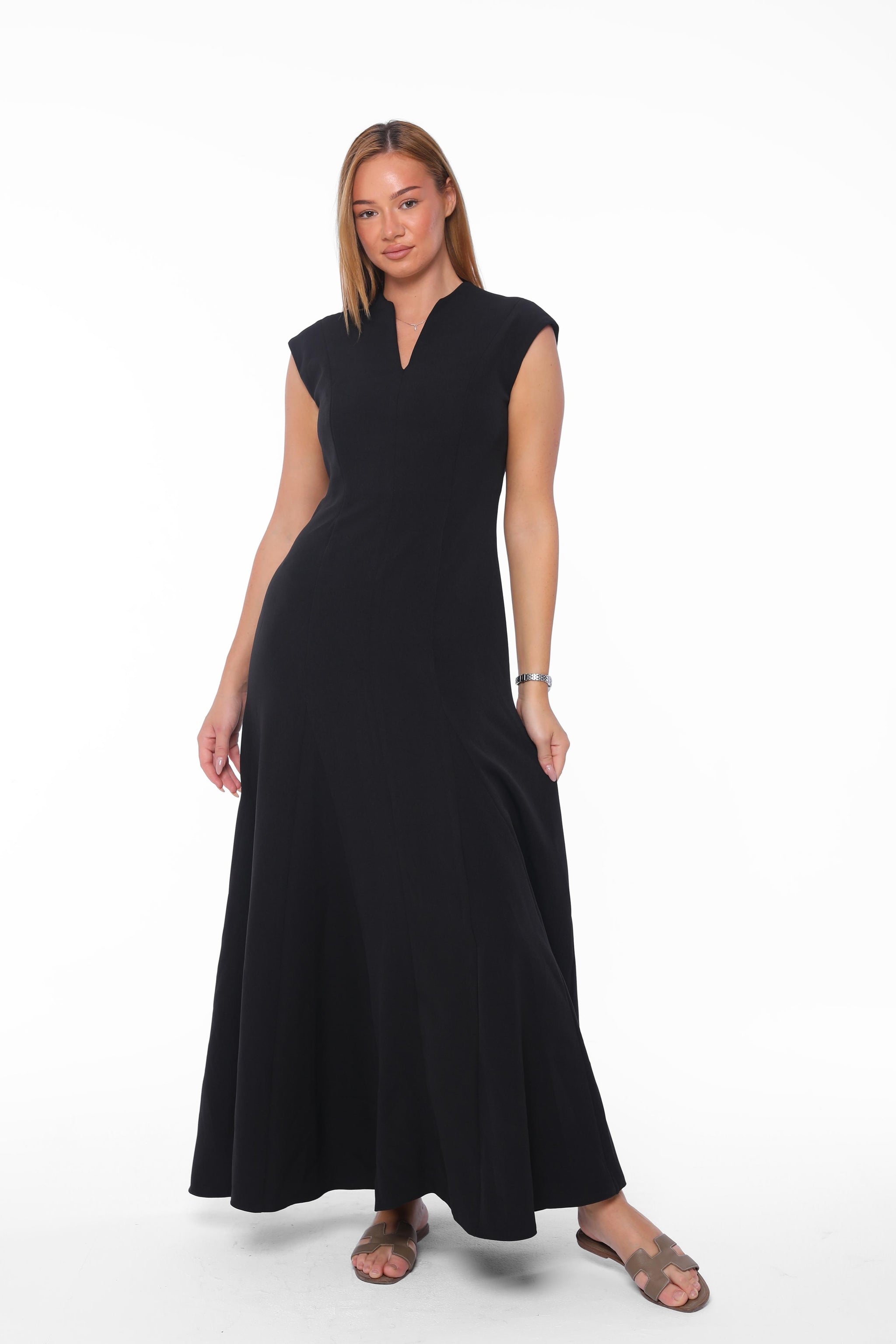 V-Neck Maxi Dress