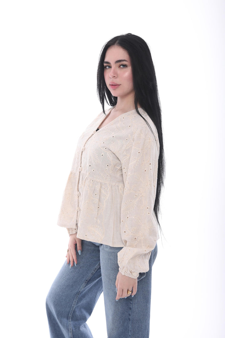 بلوزة آيفوري ميدو