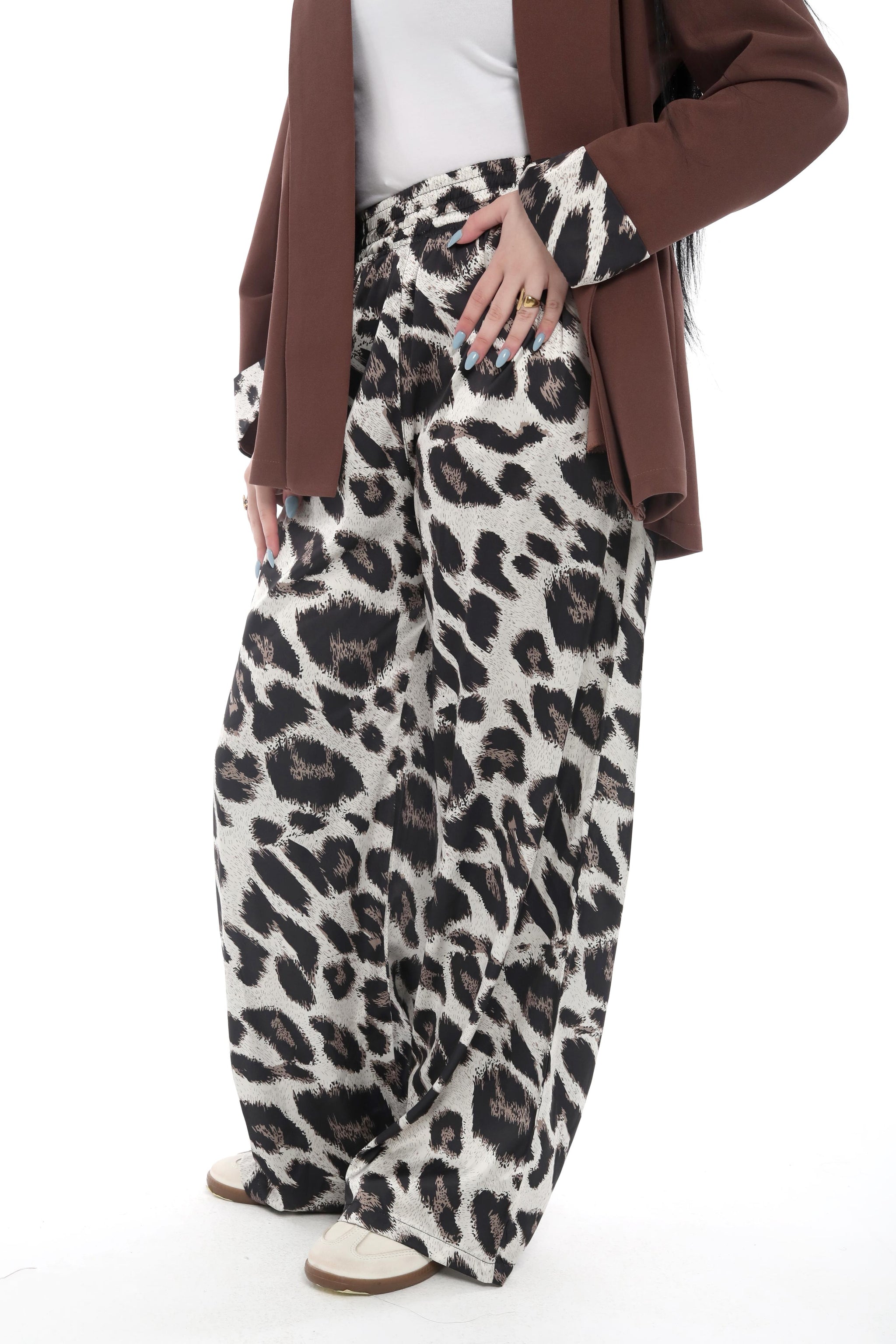 Leopard Print Two-Piece Set
