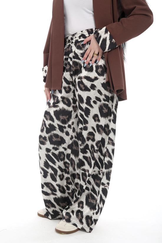 Leopard Print Two-Piece Set