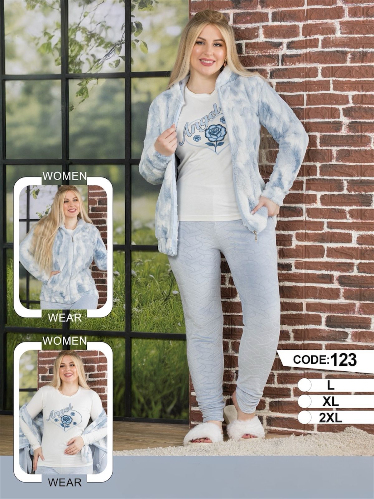 Pink Winter Pajama Set