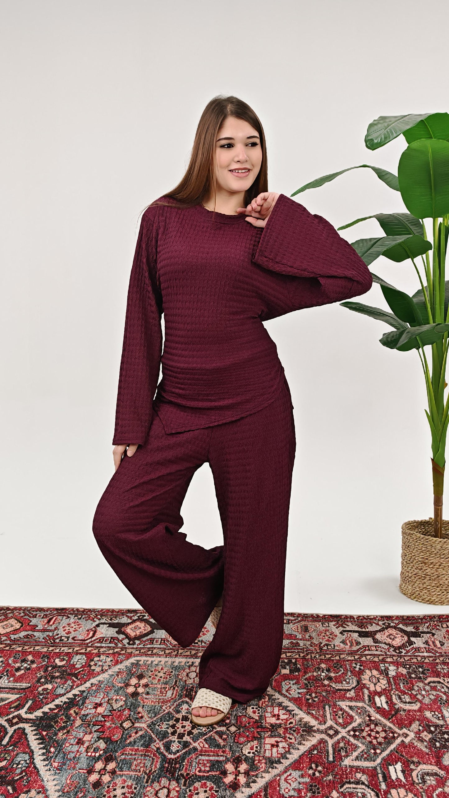 Burgundy Comfort Set