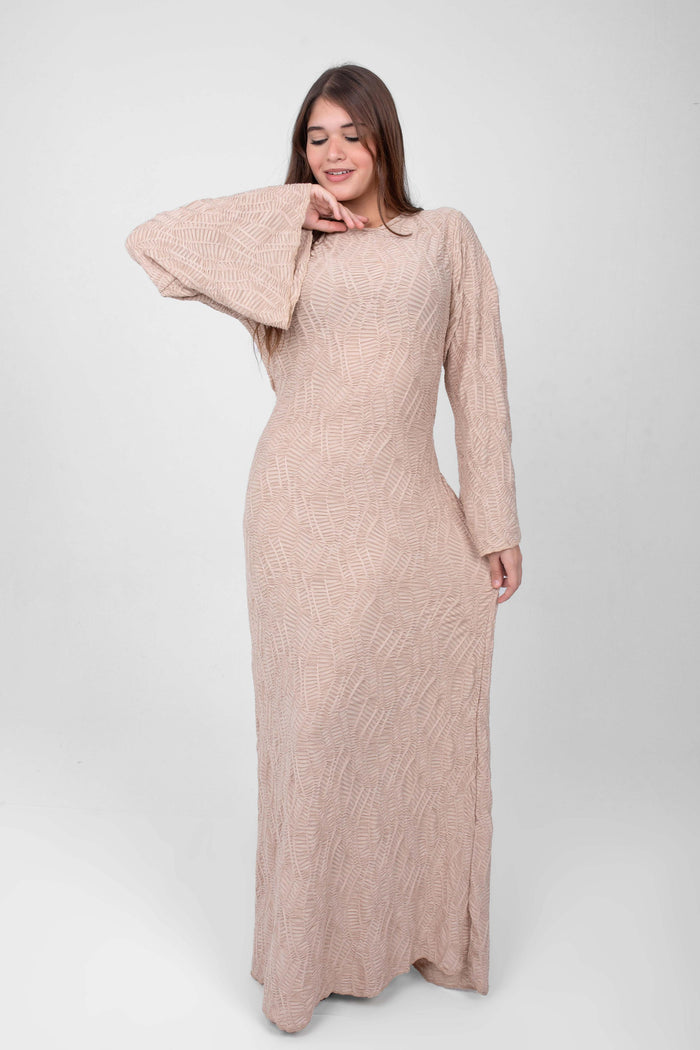 Simple plain dress for effortless style
