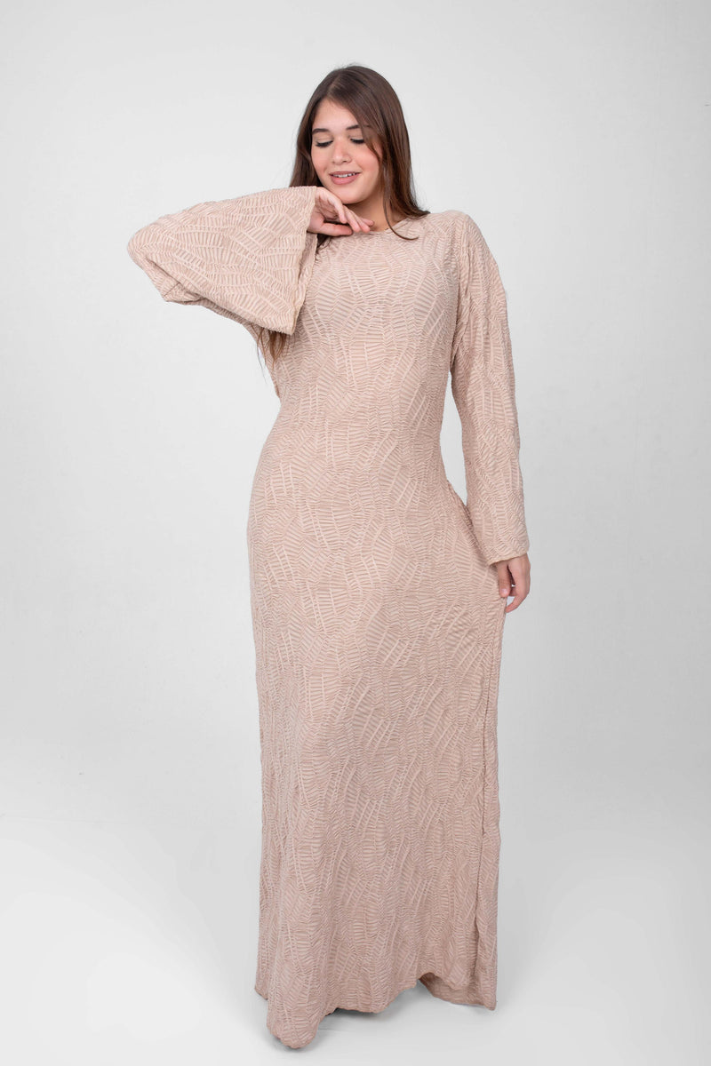 Simple plain dress for effortless style