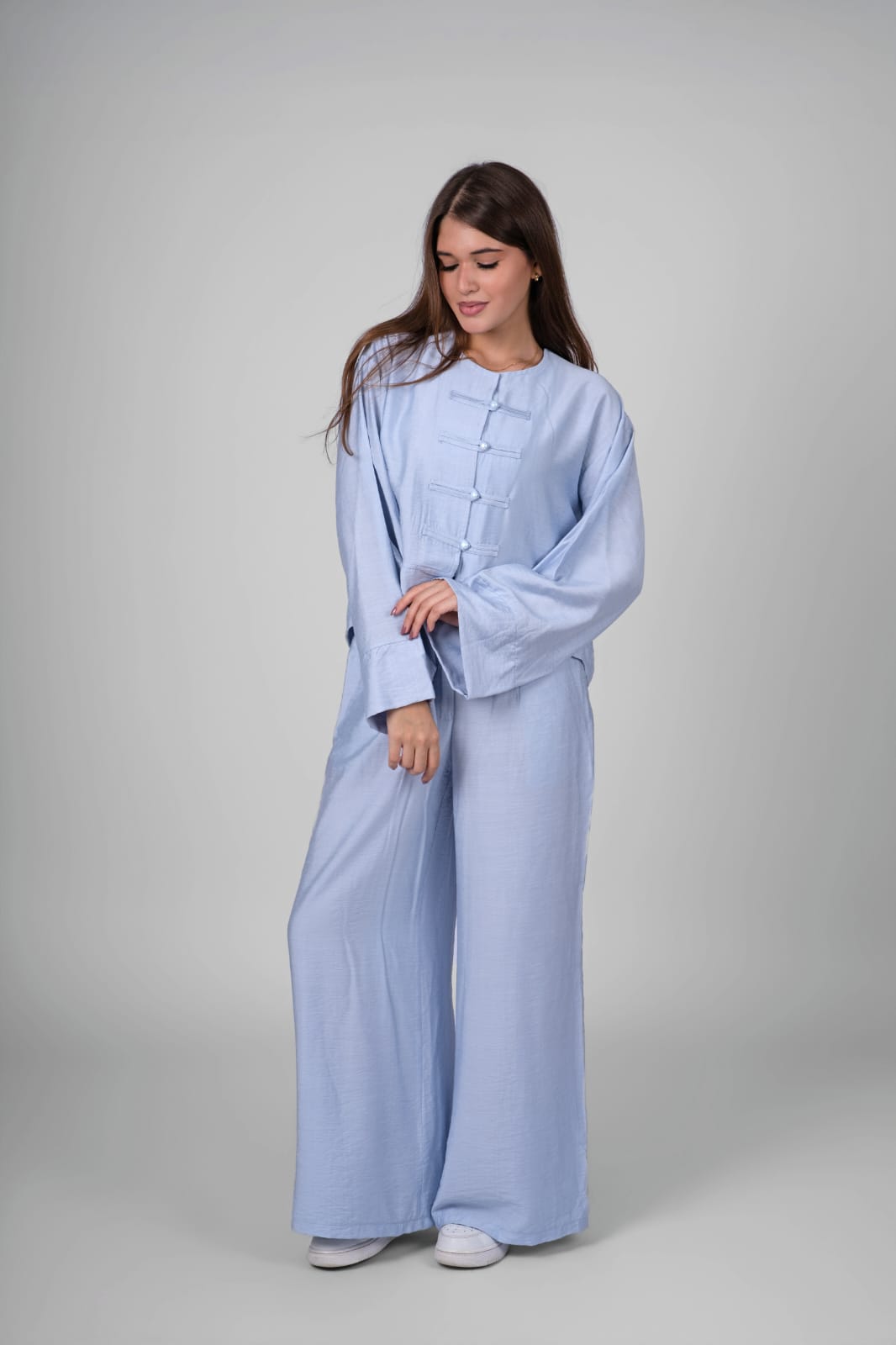 Button Detail Suit