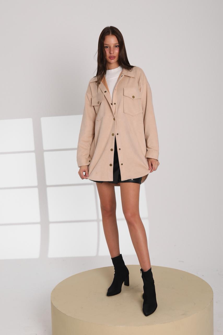 Suede Overshirt