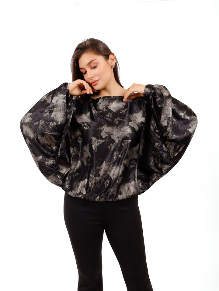 Butterfly Print Blouse