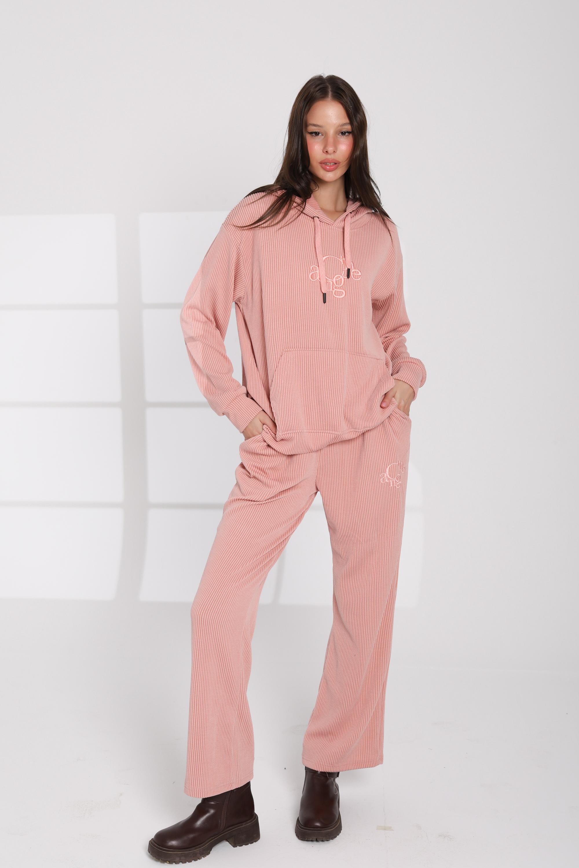 Ribbed Hoodie Lounge Set