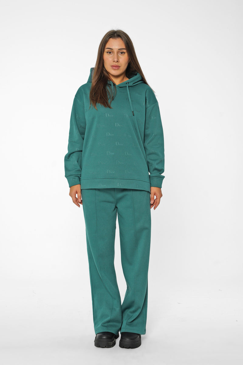 Teal Monogram Lounge Set