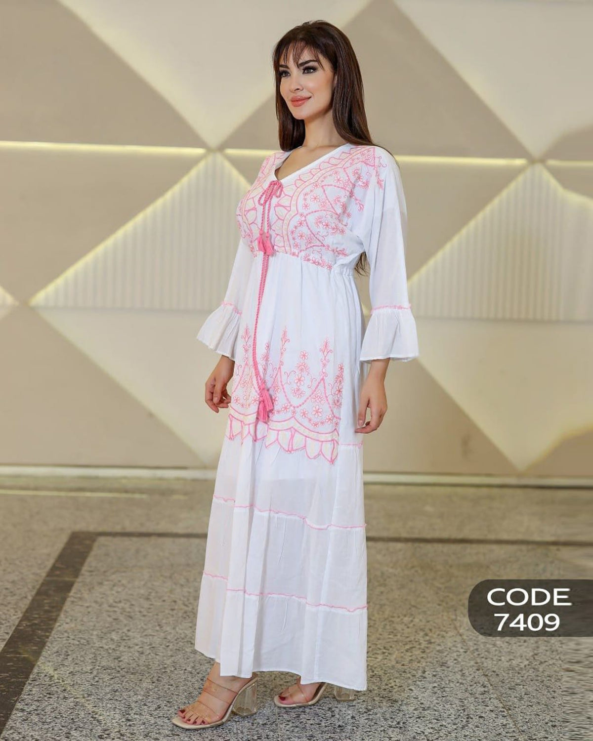 Add a feminine, elegant touch with an Embroidered Dress