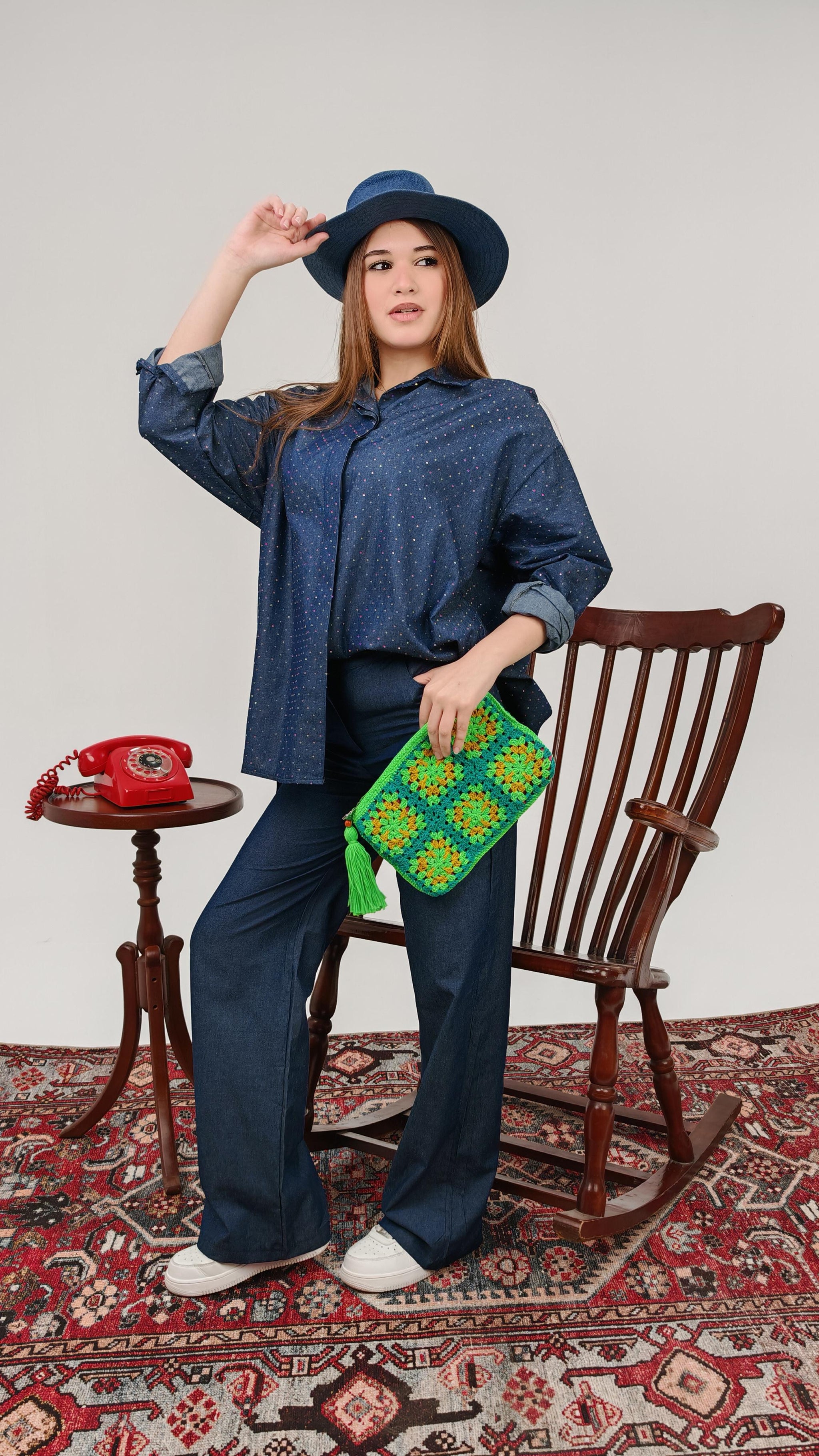 Denim Casual Set