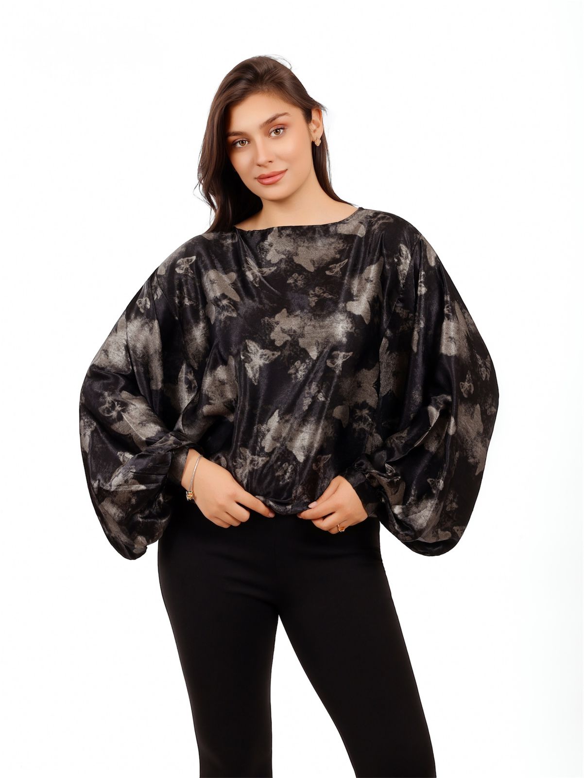 Butterfly Print Blouse