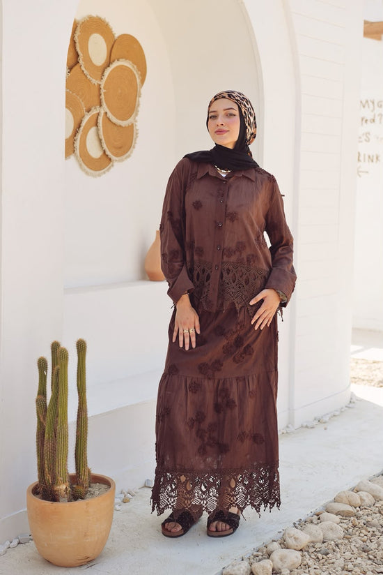 Women’s Embroidered Skirt Set