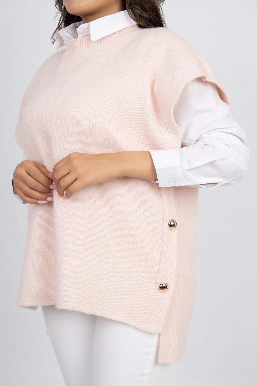 Knitted Sleeveless Sweater