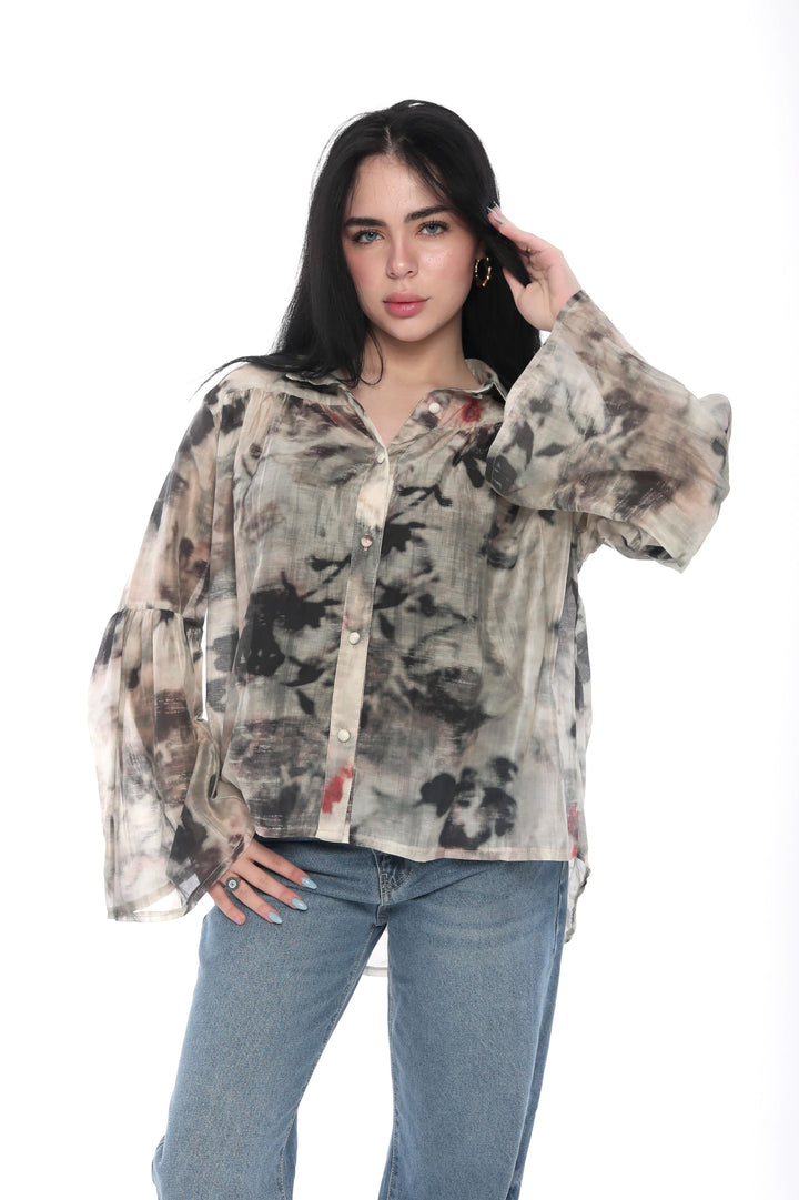 Abstract Breeze Blouse