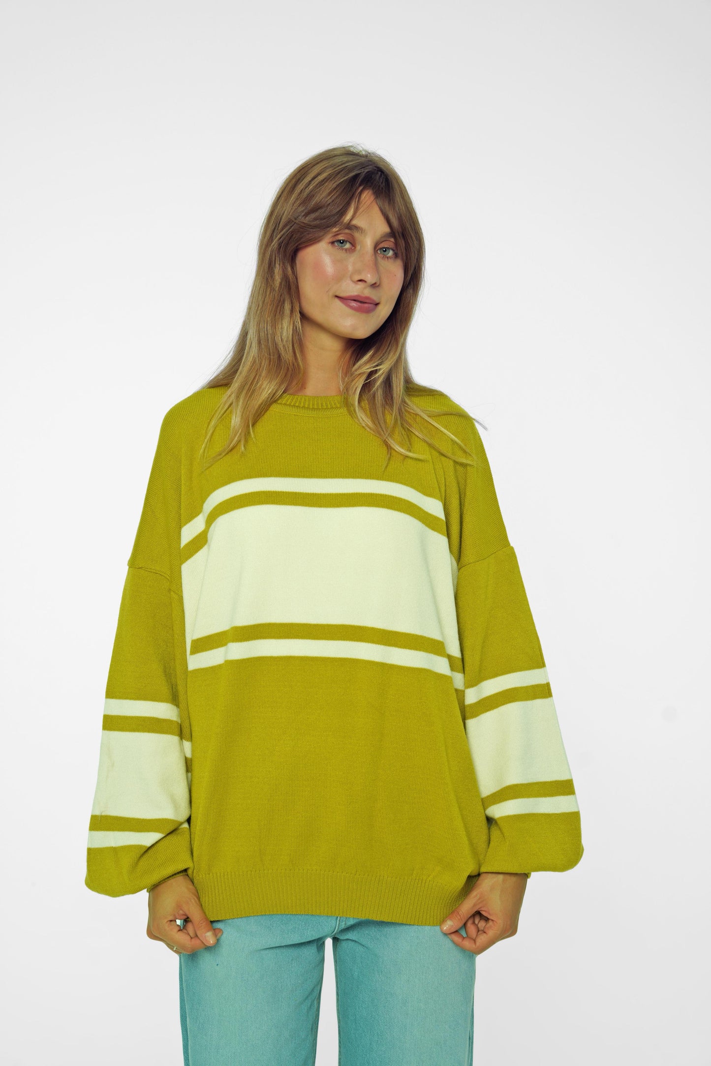 Oversized Striped Sweater